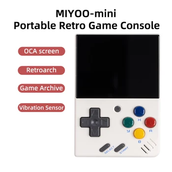 MIYOO MINI V4 PortableRetro Handheld Game Console 2.8Inch IPS Screen Video Game Consoles Linux System Classic Gaming Emulator 9