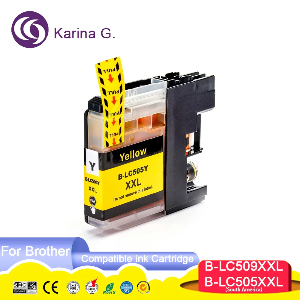 LC505 LC509 LC-505 LC509XXL 505XXL Premium Compatible Color Inkjet Ink Cartridge