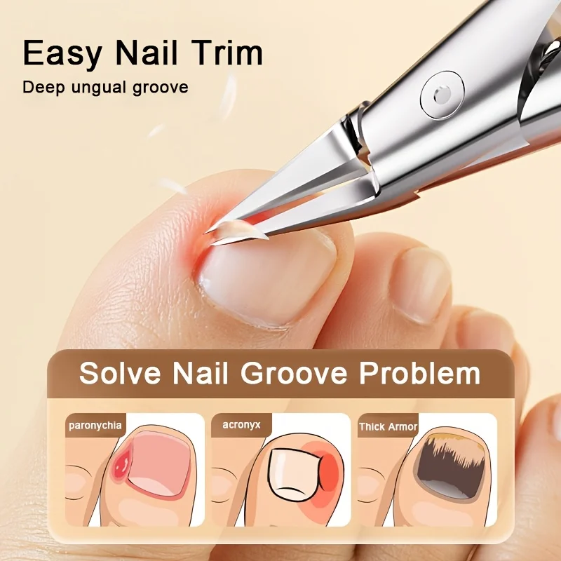 Nail Clippers Toenail Cutters Pedicure Manicure Tools Non-Splash Ingrown Paronychia Professional Correction Tool Sets 1pcs