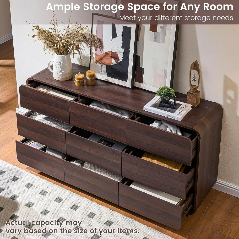 Modern 9-Drawer Dresser 3