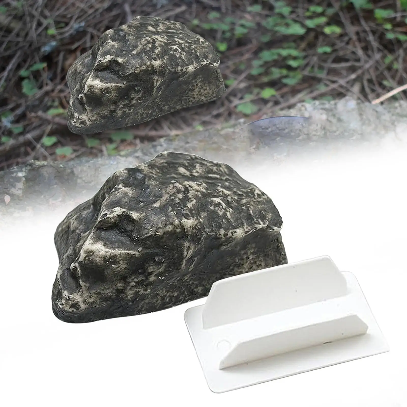 

Hide A Key Fake Rock Waterproof Windproof Key Hider Faux Stone for Garden Outdoor Geocaching Yard Accessories Landscaping