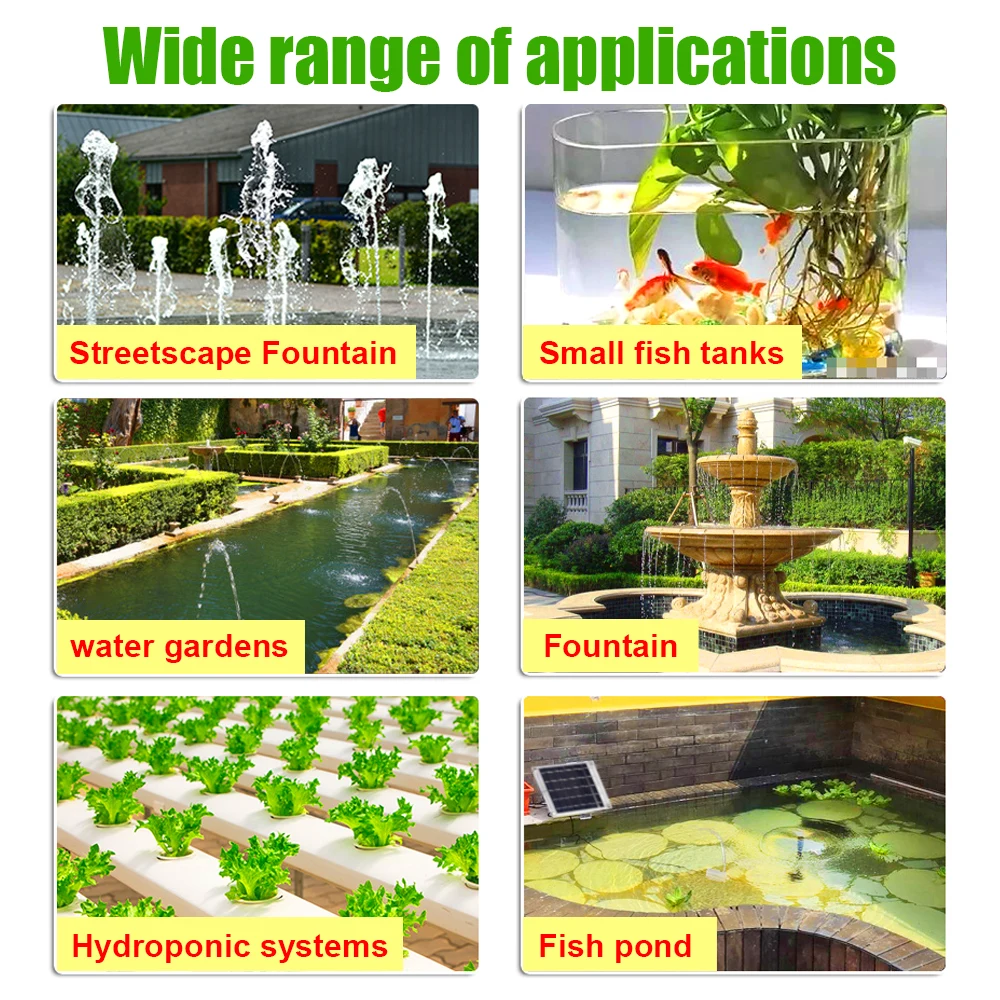 10W Mini Solar Water Pump Brushless Solar Panel Fish Water Pool Kit 12V Garden Decoration Powered Fountain Pond pum Aquarium solar fountain solar fountain pump water fountain garden pond fountain solar water pump