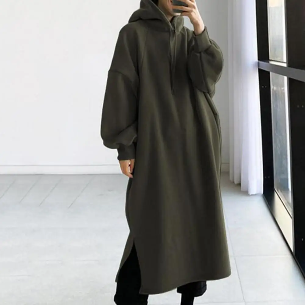

Easy Wear Polyester Drawstring Women Comfortable Coat Hoodie for Work