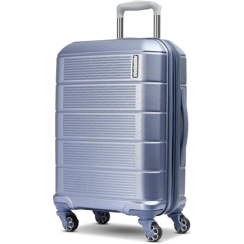 

American Tourister Stratum 2.0 Expandable Hardside Luggage with Spinner Wheels, Slate Blue, Carry-on