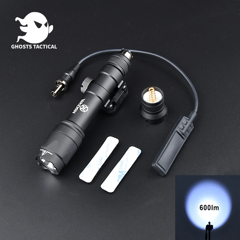 Picatinny Tactical Flashlight | Tactical Flashlight Weapons - M600 ...