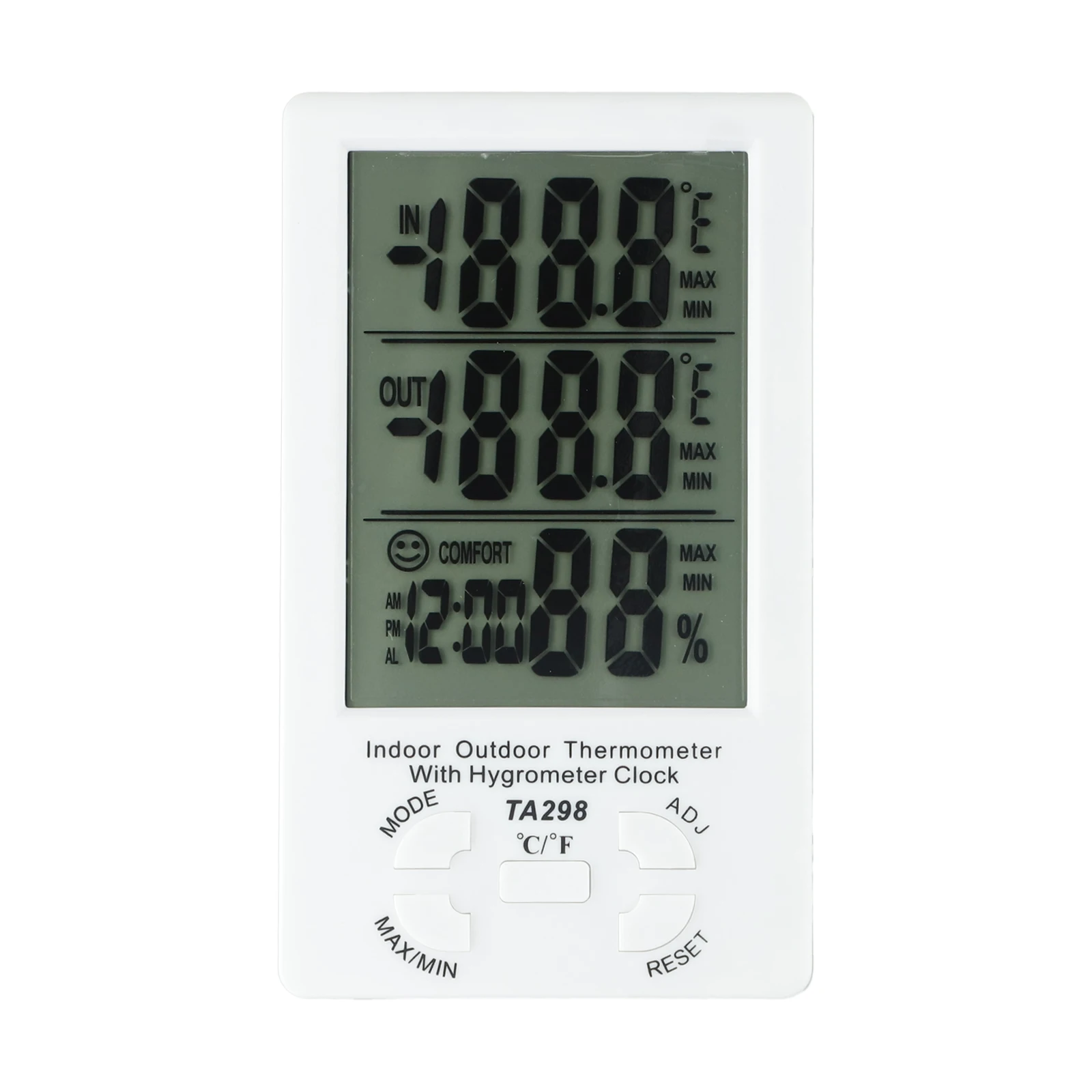 Hygrometer Thermometer Electronic Household Hygrometer Indoor KTJ TA298 Large Screen Outdoor Outdoor Thermometers