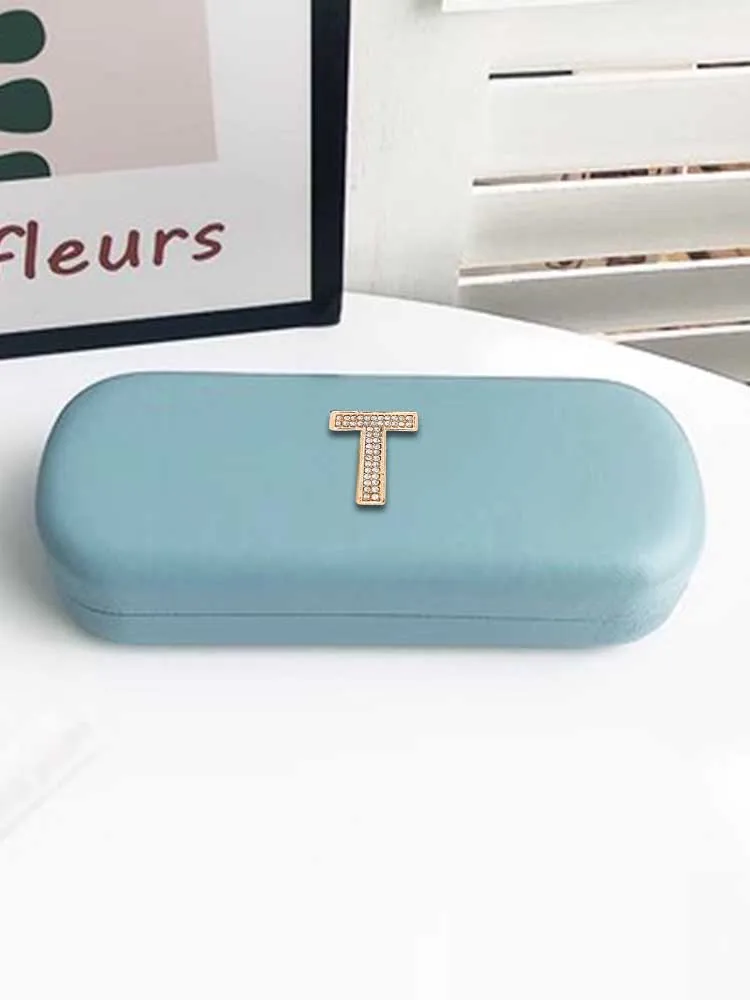 

Customized Myopia Glasses Eyewear Cases Personalized Customer Name-Artistic Letter Decor Optional Letter Design