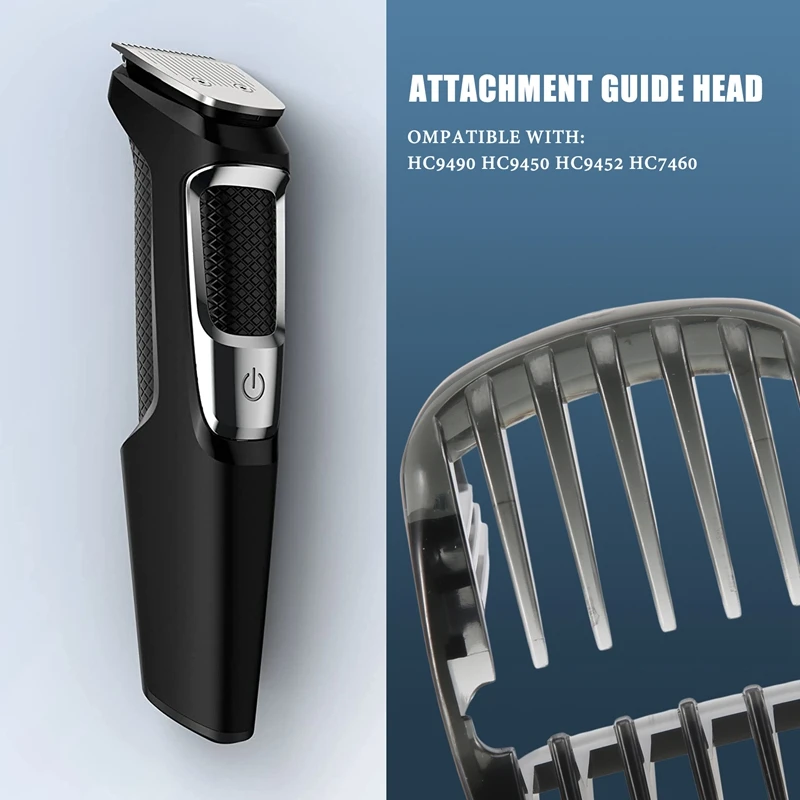 A16R-Beard Trimmer Hair Trimmer Attachment Guide Comb/Head Blade Parts 1-7Mm For HC9490 HC9450 HC9452 HC7460