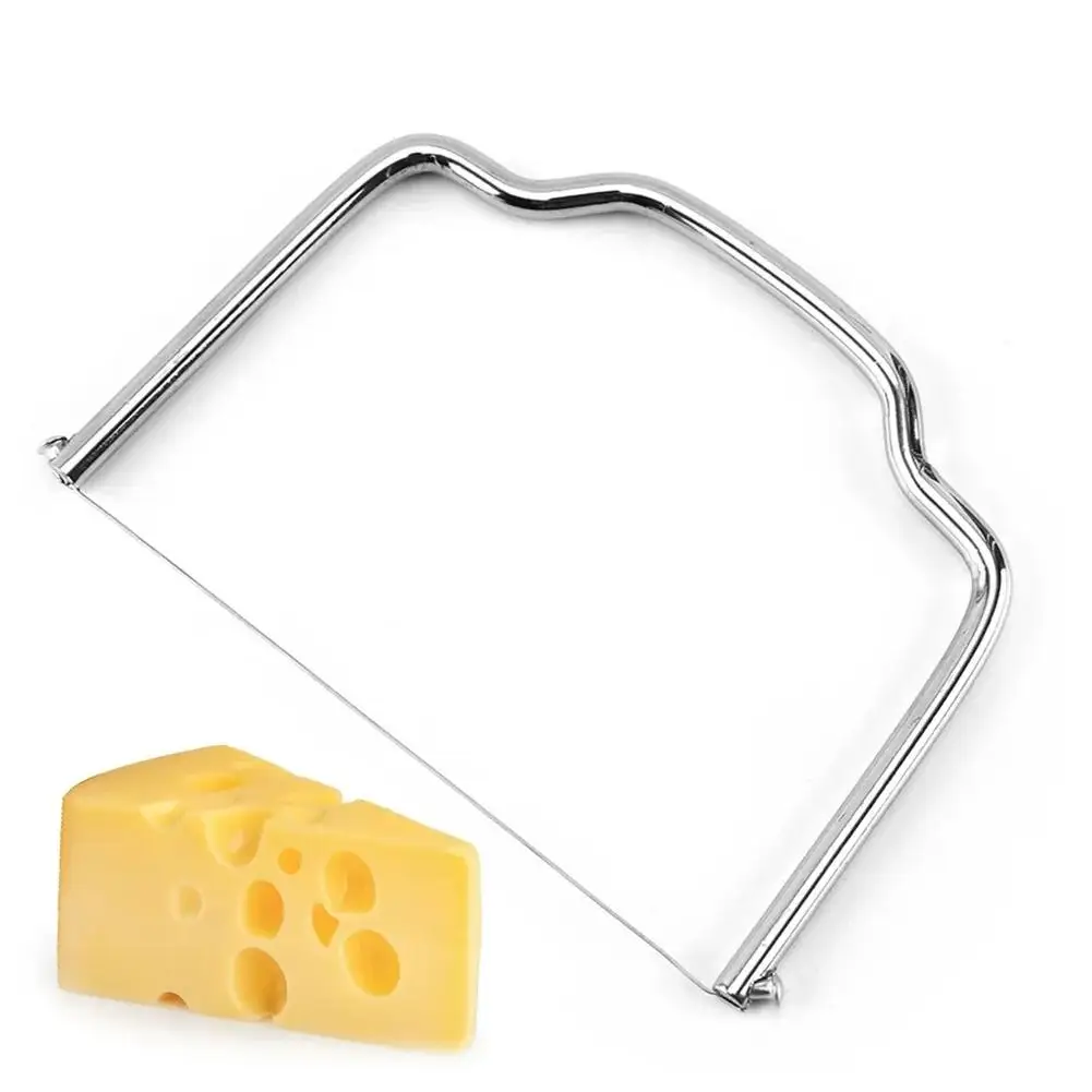 

1PC Butter Wire Slicer Stainless Steel Handheld Butter Kitchen Cheese Tools Butter Wire Cutter Cheese Cutting Cutter Wire I9Q4