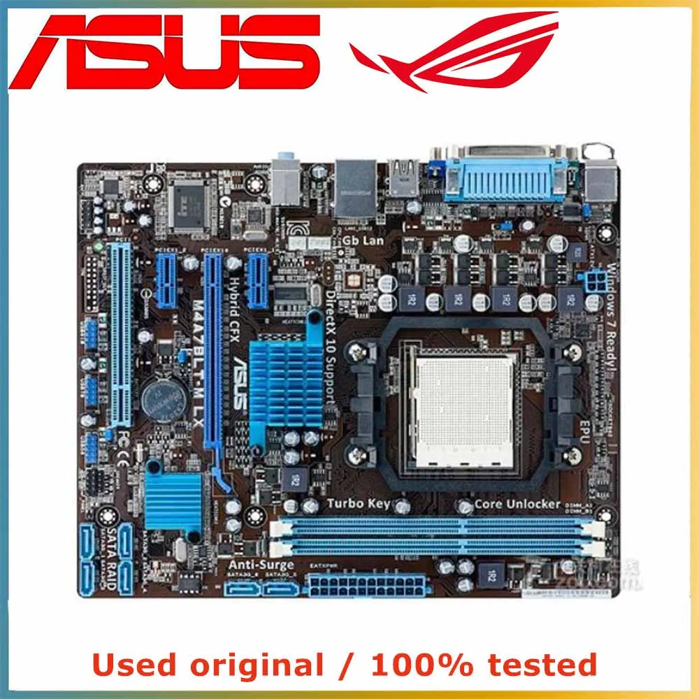 

Для ASUS M4A78LT-M LX материнская плата для компьютера AM3 DDR3 16G для AMD 760G десктопная материнская плата USB2.0 SATA II