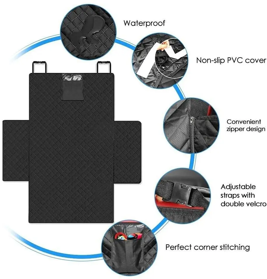 Coprisedile Auto Per Cani Avilia Impermeabile 143x148 Cm – Antigraffio E Antiscivolo Per SUV