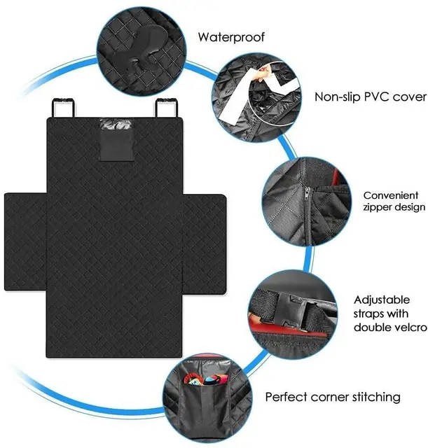 Waterproof Dog Car Seat Cover SUV – Durable, Wear-Resistant, Easy Install Protector 2