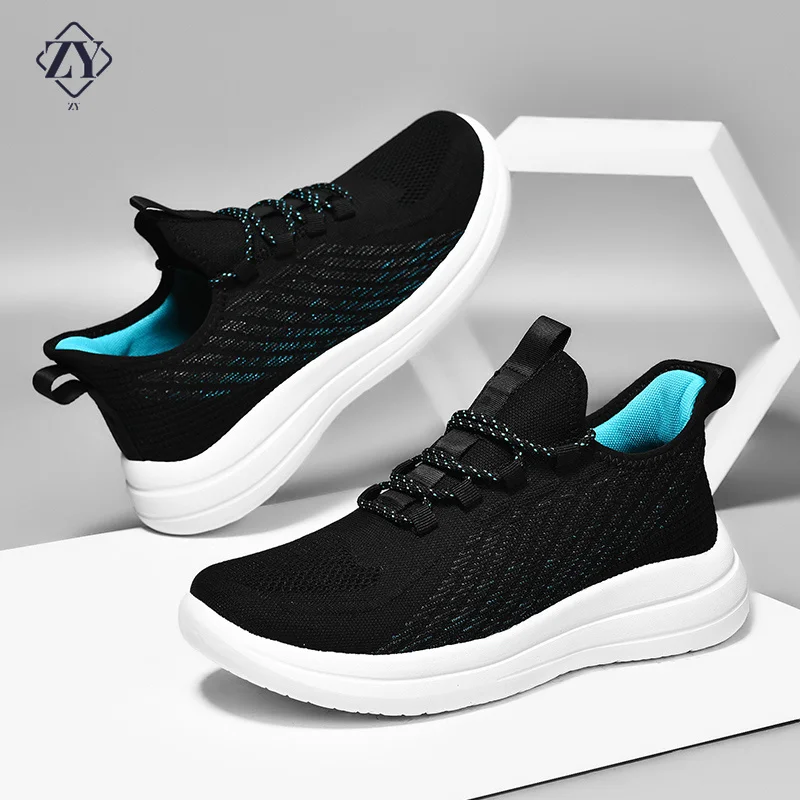 

New Couple Socks Shoe Spring Sports Shoes Casual Shoes Large Men Women Running Shoe One Step Mesh Surface Breathable Male