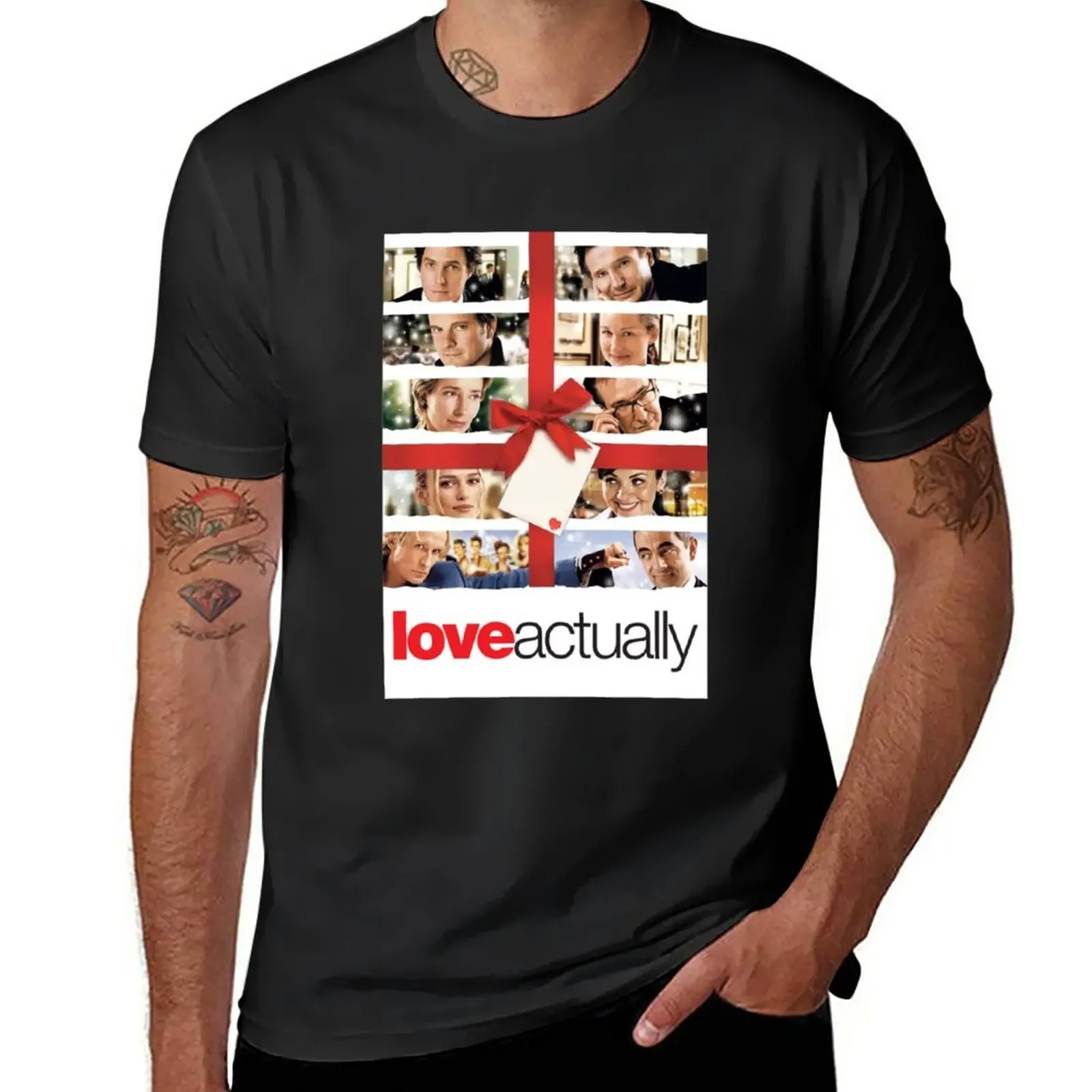 

Love Actually Film T-Shirt graphics boys whites mens graphic t-shirts big and tall