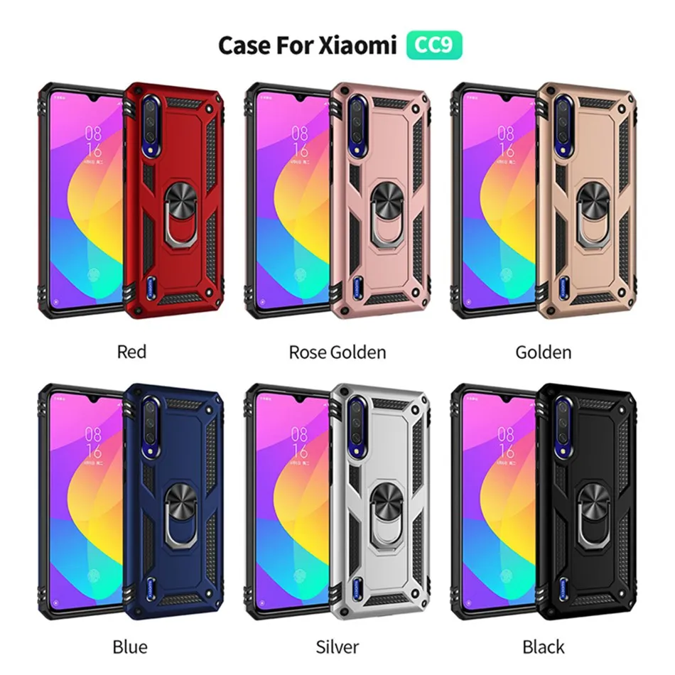 Magnetic Armor 360 Car Holder Phone Case