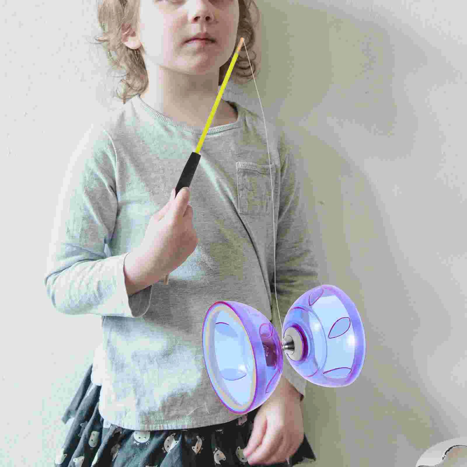 Diabolo Toy Chinese Yoyo Automatic Yo-yo Diabalo Bearing Yo-yos Plastic Pro Elder