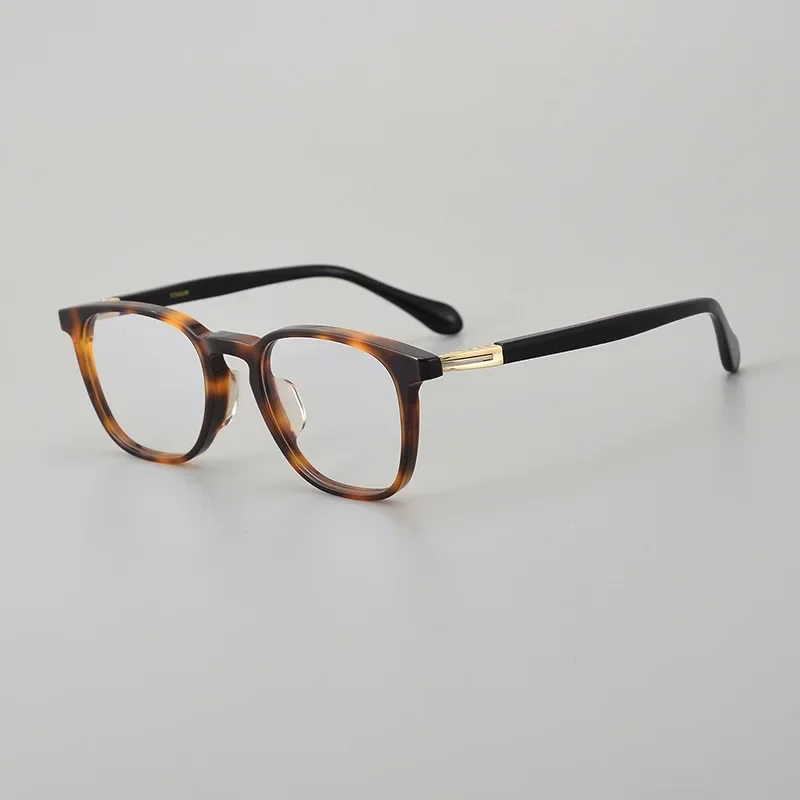

Large Frame for Men Fashionable Square Vintage High-quality Myopia Glasses Acetate Color Changing Prescription Glasses for Women