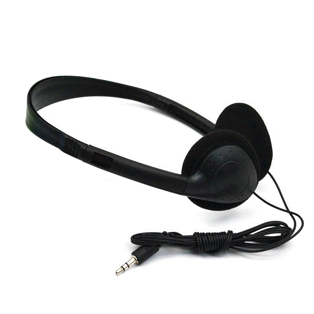 Cuffie Cablate Con Microfono Per PC E Laptop | Jack 3.5mm, Cancellazione Rumore, Regolazione Volume | Confezione 10 Pezzi, Nero