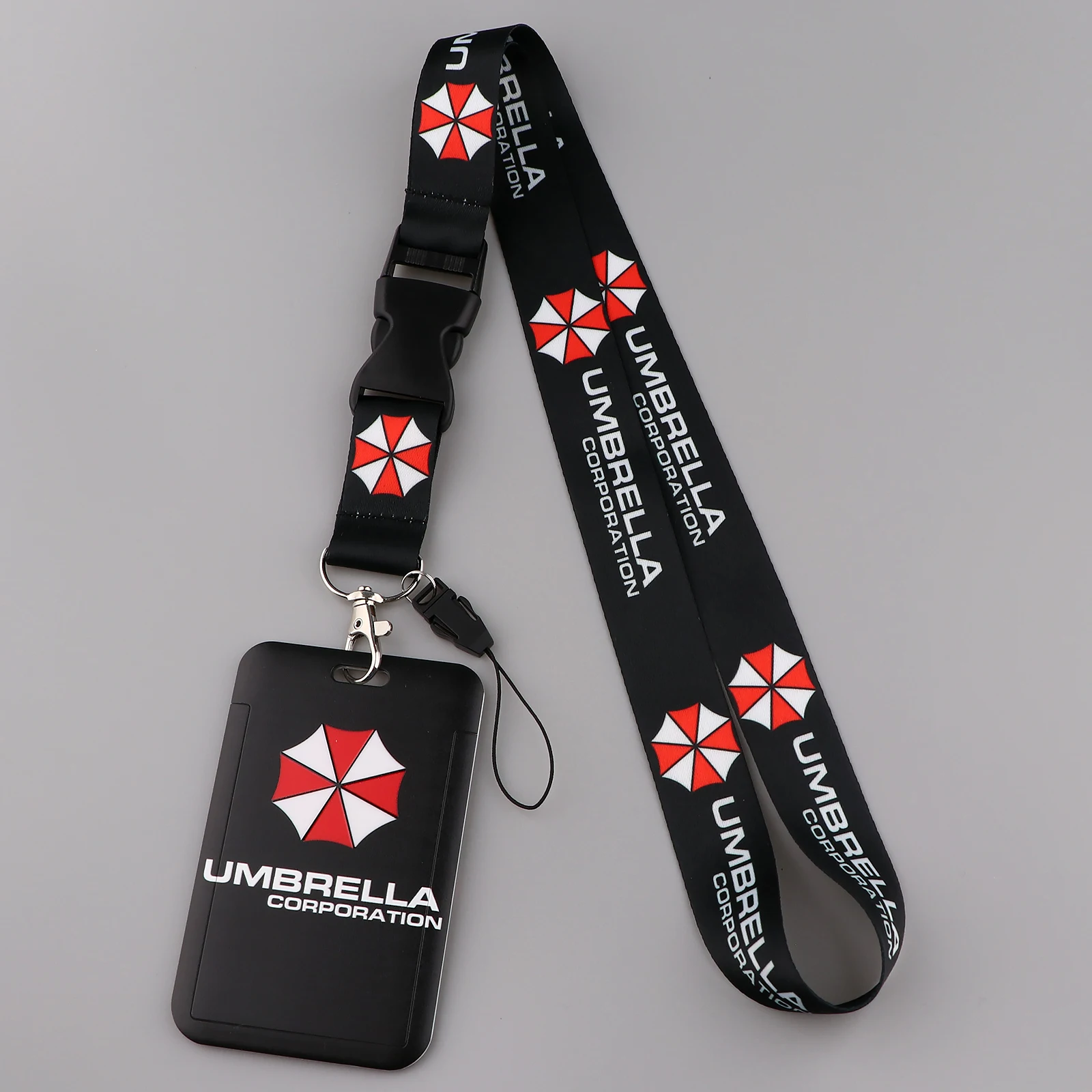Movie Umbrella Credential Holder Key Chain Neck Lanyard Passport Card Anime Credit Card Holder Straps Accessories Gifts key chains