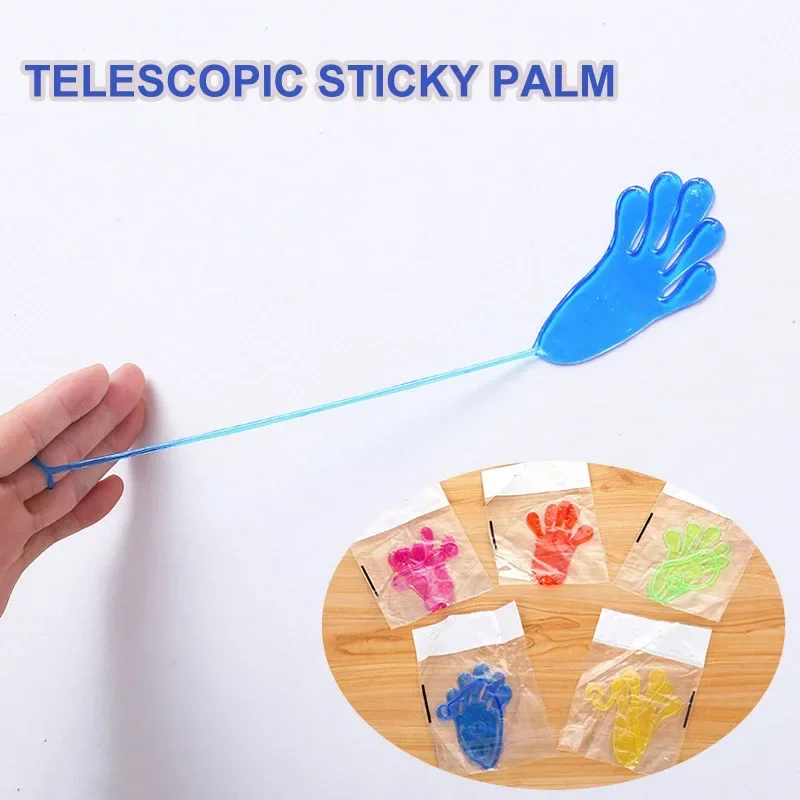Kids Funny Sticky Hands Toys Favors Boy Girl Pinata Fillers Baby Shower Gift Bag Carnival Prizes Toys Perfect for Children Party 4