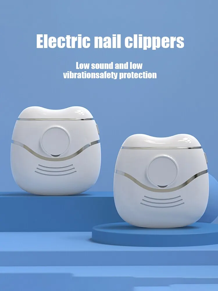 Electric nail clippers Automatic trimmer for children and the elderly Anti-splash clip meat portable home manicure pliers new_voghion.com