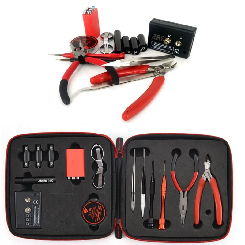 

Набор для самостоятельной сборки электронной сигареты Coil Master, набор инструментов для самостоятельной сборки электронных сигарет, аксессуары для электронных сигарет, инструмент «все в одном», испаритель RDA RDTA RTA Tank Atomizer