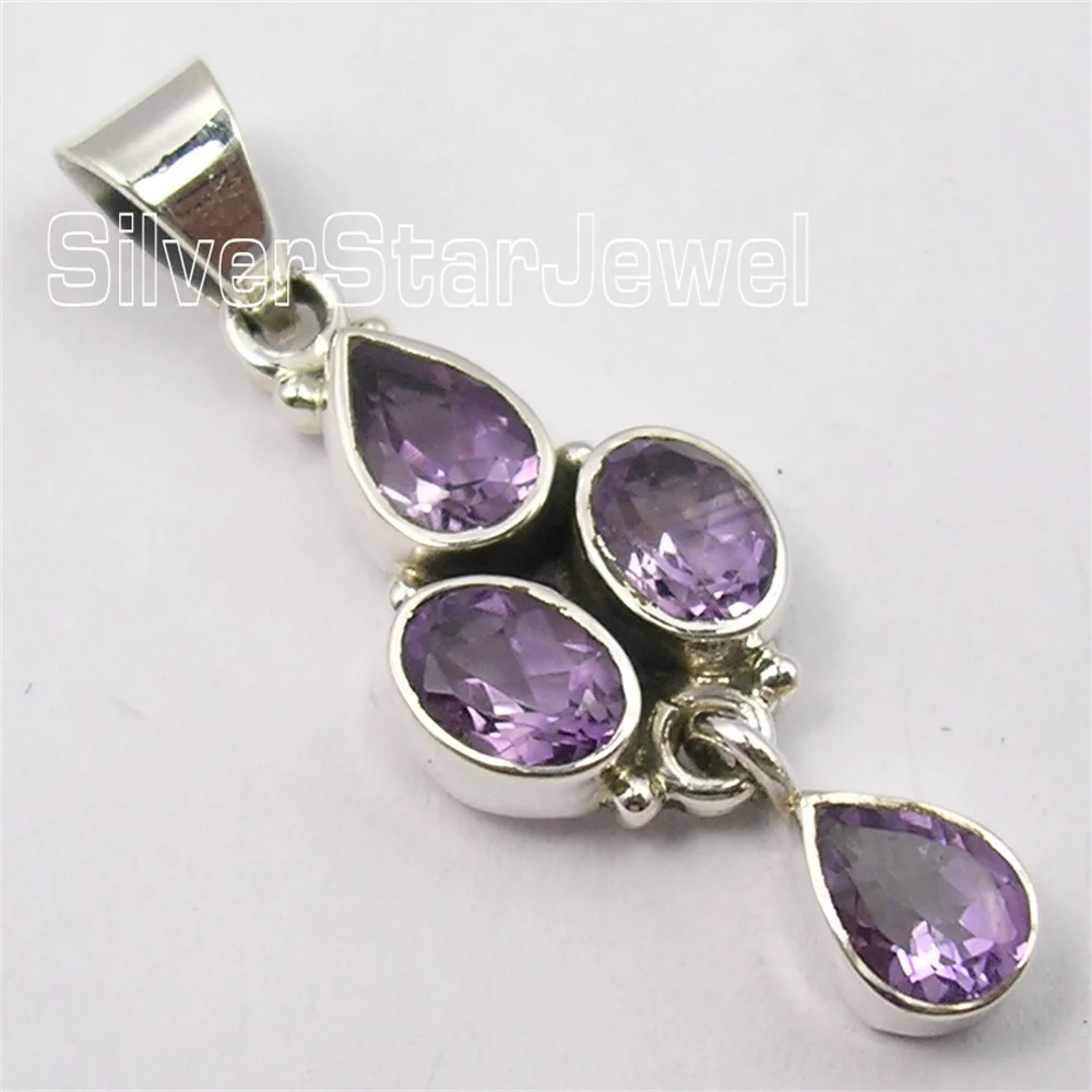 Many Color India Semi-precious Stone Pendant 1.6