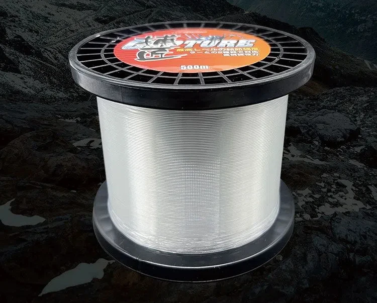 Verdickte 500m Nylon Angelschnur spezielle schwarze Karpfen Seefischerei Anker Angelschnur Casting Schnur Stör Mainline Tippet Linien – Detail 1