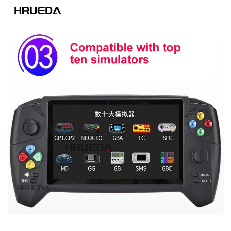 レトロゲーム機　2台セット！ デュアルコントローラー付きレトロビデオゲームコンソール,7