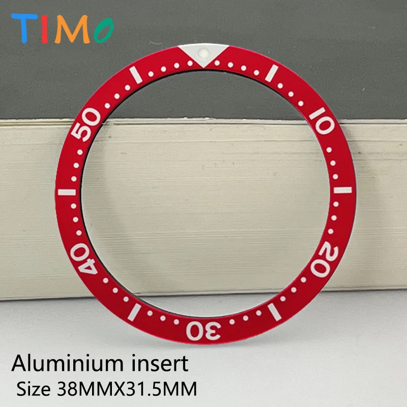 Premium 38x31.5mm Aluminum Bezel Insert