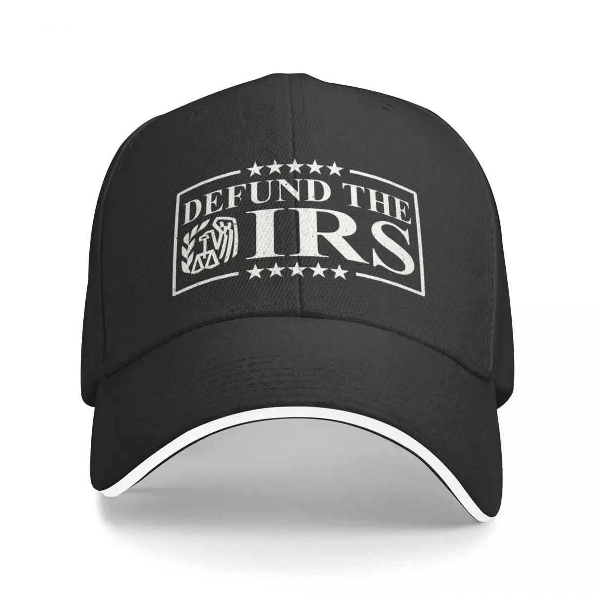 

Defund the IRS Funny Humor IRS Tax Return Anti Tax Humour Baseball Cap Golf Wear Designer Hat tea Hat Men's Luxury Women's