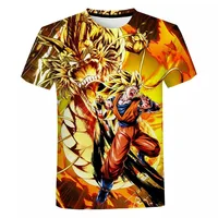 Summer New Japanese Animation Short Sleeve T-shirt 3D Printing T Shirt Men's Clothing Casual Round Neck Women Kids Tees Tops 1