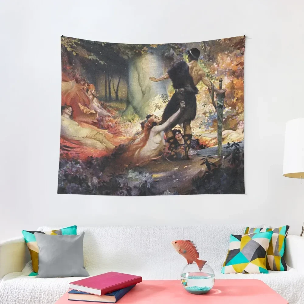 

Parsifal - Ludwig Fahrenkrog Tapestry Wall Tapestries Cute Decor Tapestry
