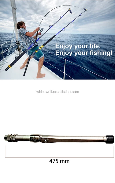 NEW OEM 24.7mm Fishing Aluminum Trolling Adjustable Rod Butt With Fishing  And Fishing Bent Butt Big Game Rod - AliExpress