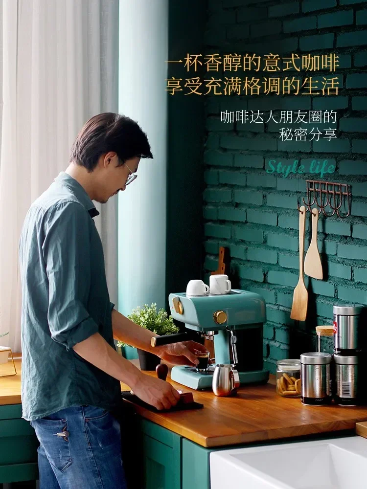 Italian Coffee Machine Fully Semi-automatic Commercial Steam Integrated Coffee Machine Coffee Maker Machine Makers Press Coffe 5