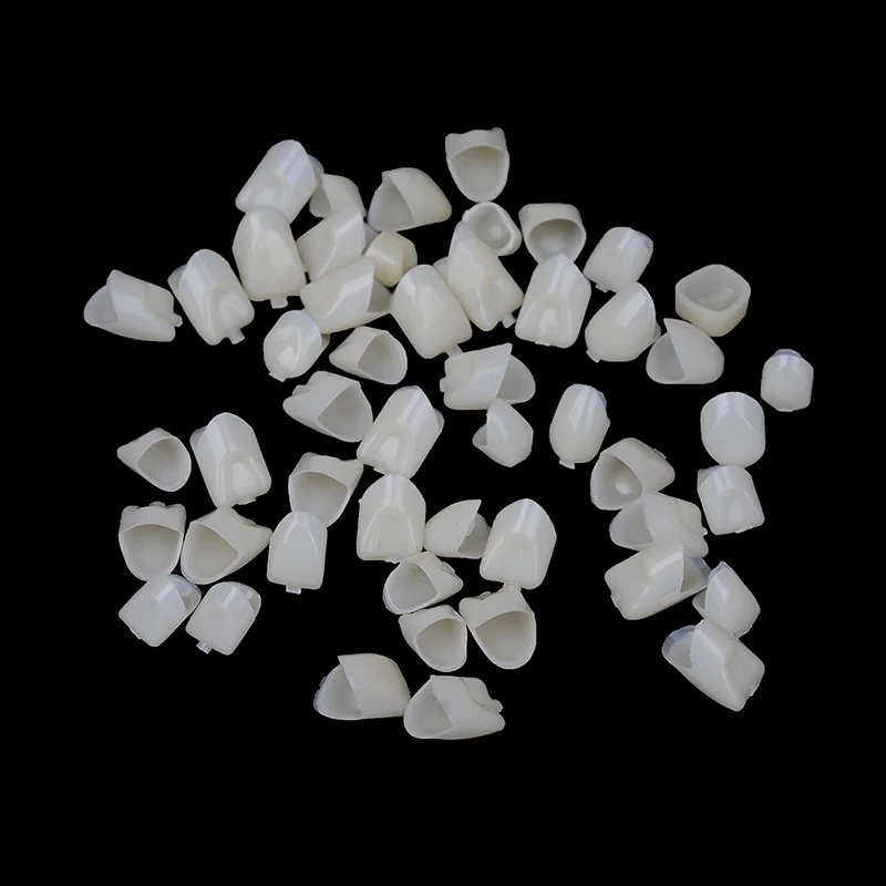 Dental Temporary Crown Material For Anterior 50 Pcs + Molar 50 Pcs Teeth Veneers Oral Care Tool Dental Treatment 2bags, tooth cover