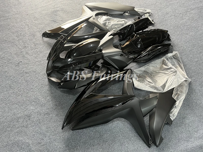 

4Gifts New ABS Motorcycle Bike Fairings Kit Fit For SUZUKI 600 750 K8 2008 2009 2010 08 09 10 Bodywork Set Black