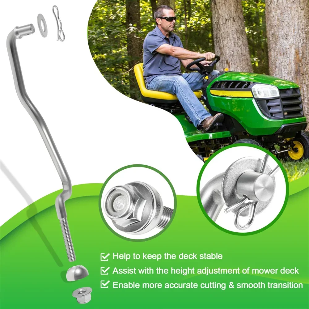 Cerchio Sh 125 Assemblaggio Mandrino Per Tagliaerba John Deere - Compatibile Con Modelli 102, 105, 115, 125, 135, 145, 155C, 190C, X110, X120, X140 Mandrino Tagliaerba - Foto 5