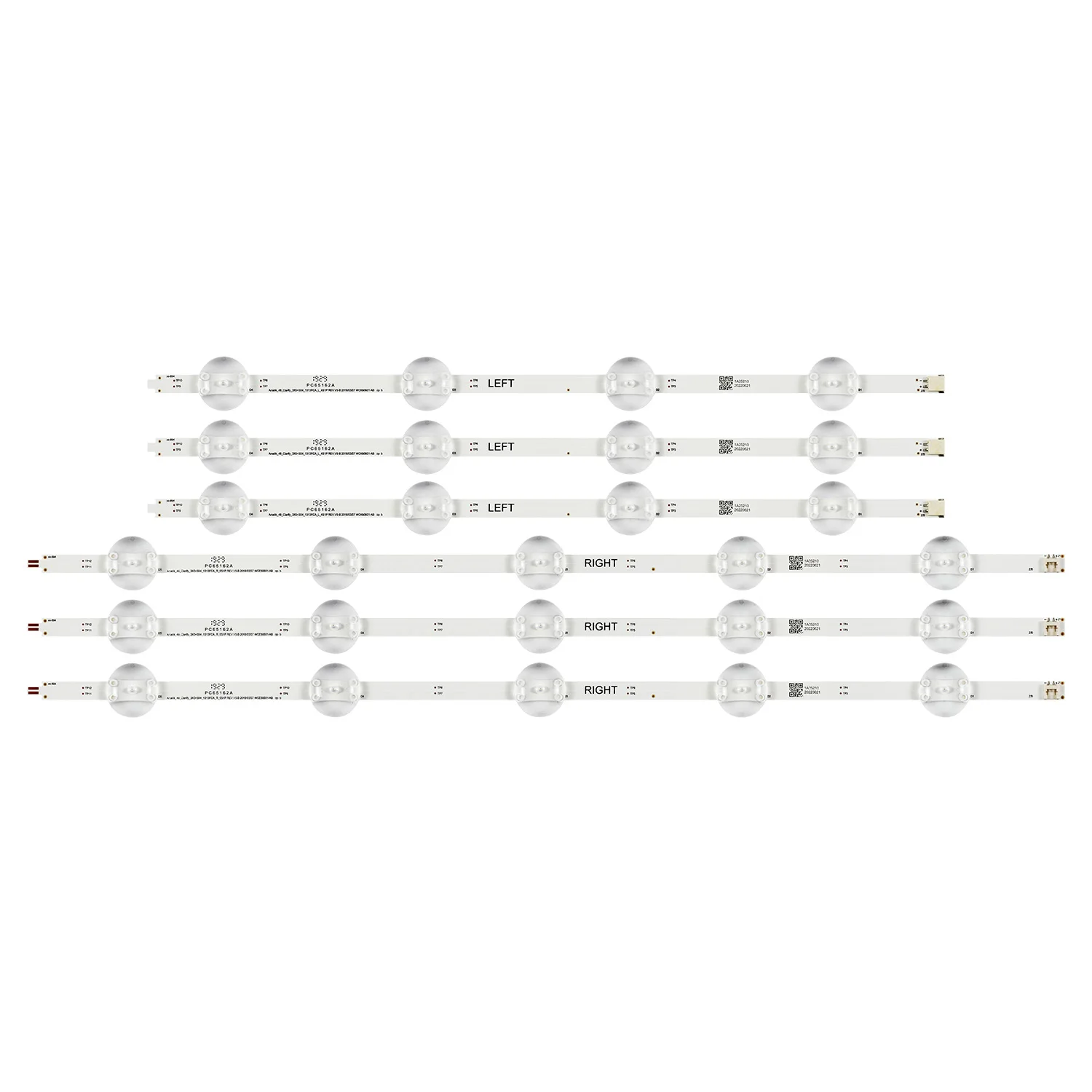 Tira Retroiluminação Led Lâmpada para Arcelik_49_clarity_3x5 Mais 3x4_1313fca_l r 5s1p Wce60601 Wck60601-ab B49l 8850 A49l 8840 B49l 8752
