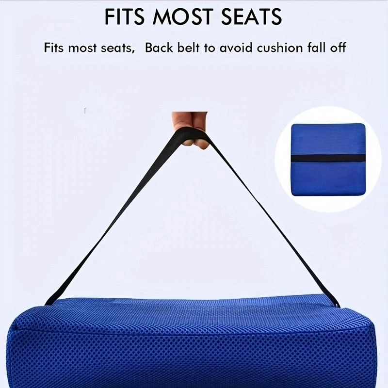Lumbar Support Pillow For Office Chair And Car Seat, Perfectly Balanced Memory Foam Lumbar Pillow Multi-purpose Back Cushion For 6