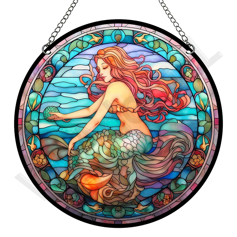 Description Picture 6 of itemRetro Window Acrylic Board Vintage Home Wall Art Mural Acrylic Sign Suncatcher Acrylic Sheet Room Decor Garden Decoration Plate