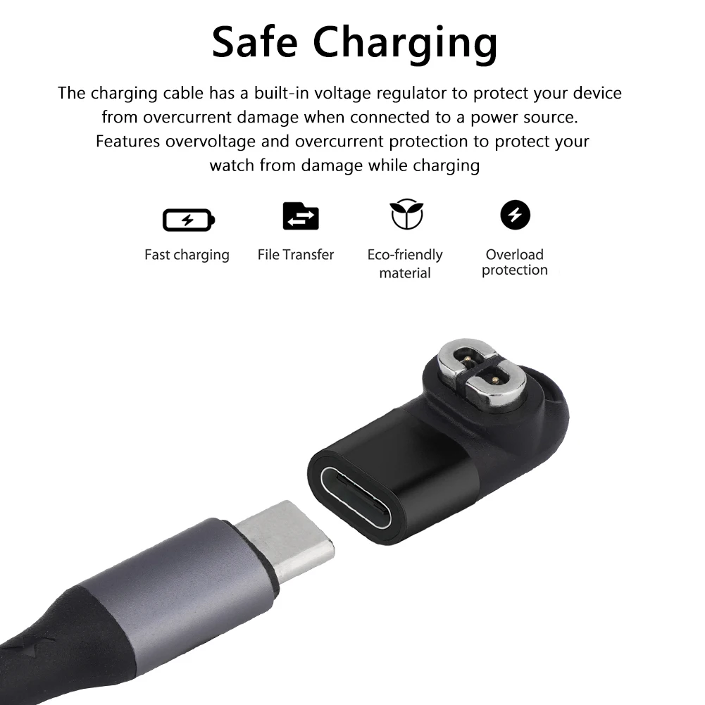 Magnetic Charging Adapter Bone Conduction Headphones Charger for AfterShokz Aeropex AS800AS803/OpenComm ASC100/OpenRun Pro AS810