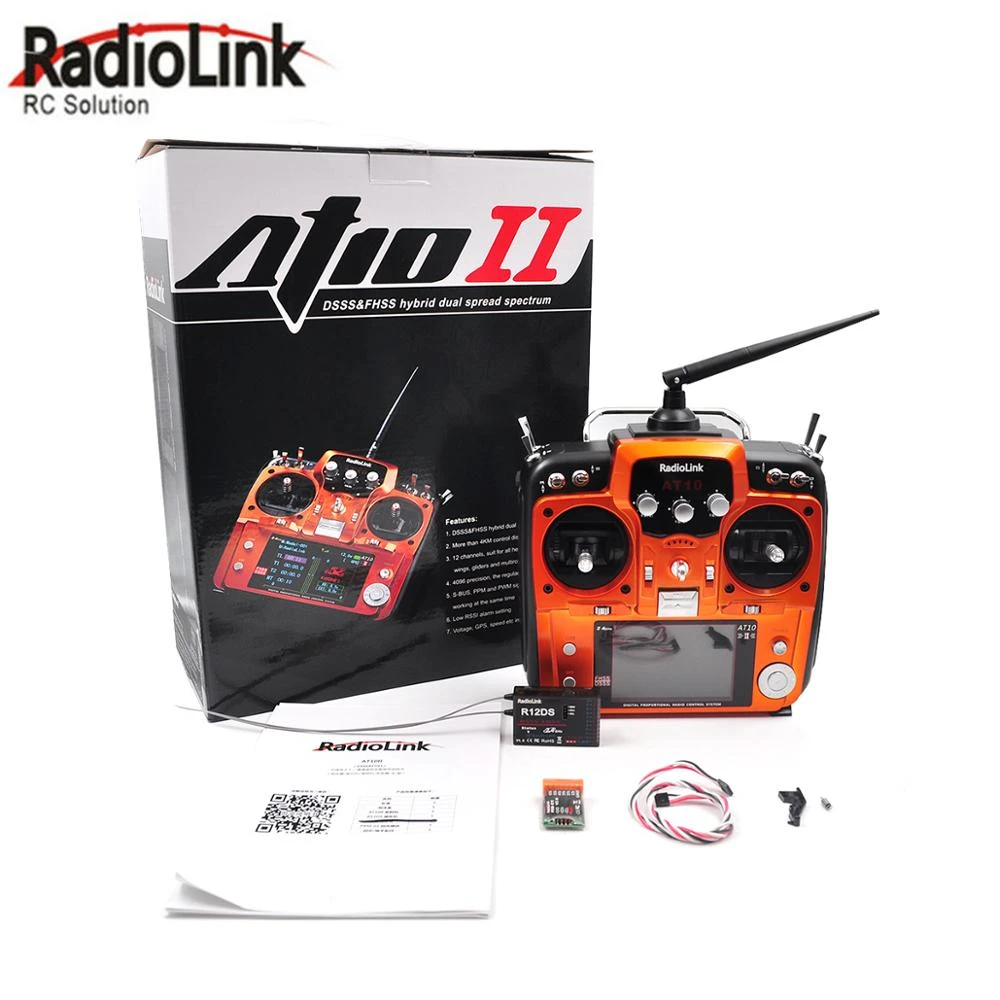 Radiolink At10 Ii 2.4ghz 12ch Transmitter With R12ds Receiver Prm01
