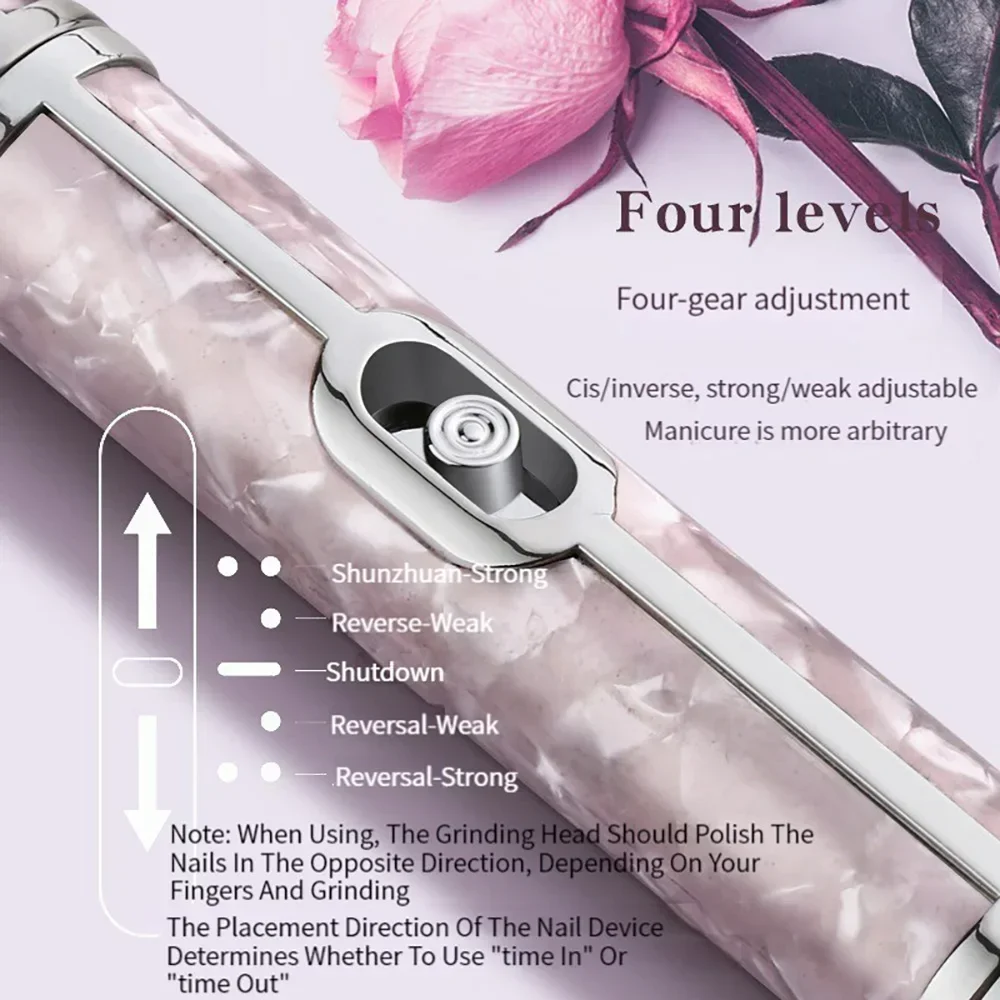 20000rpm Electric Nail Drill Sander Nail Manicure Machine Mill Grinder Pen Milling Cutter Set For Gel Polish Removing Tool 3