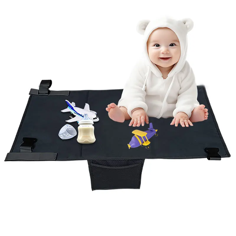 Kids Airplane Foot Pedals Toddler Airplane Travel Bed Portable Kids Travel Seat Extender