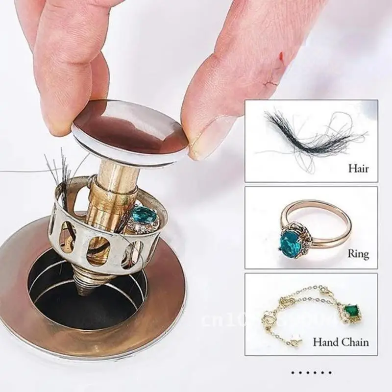 

Filter Drain Basin Steel Stopper Universal Bathroom Accessories Up Drain Basin Filter