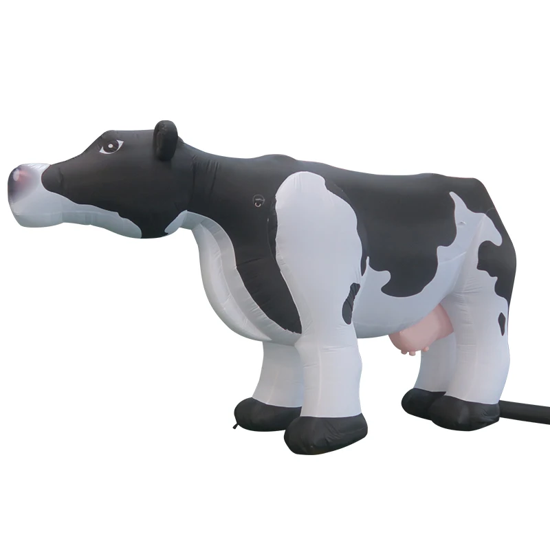 

Free Air Shipping Customized 6m/20ft Long Inflatable Milk Cow Cartoon Air Balloon for Outdoor Display