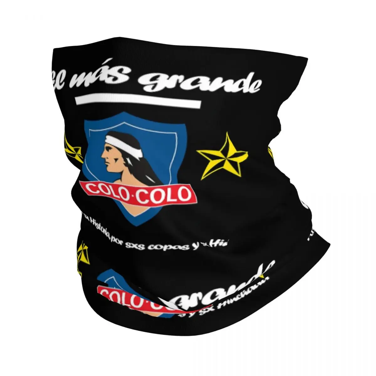 Social Y Deportivo Colo-Colo Bandana Neck Gaiter Campeon DE Chile Football Wrap Scarf Multifunctional Headband Adult Breathable neck wrap cycling bandana bandana headscarf cotton bandana camouflage bandana motorcycle bandana neck gaiter multifunctional bandana bandana neck cover