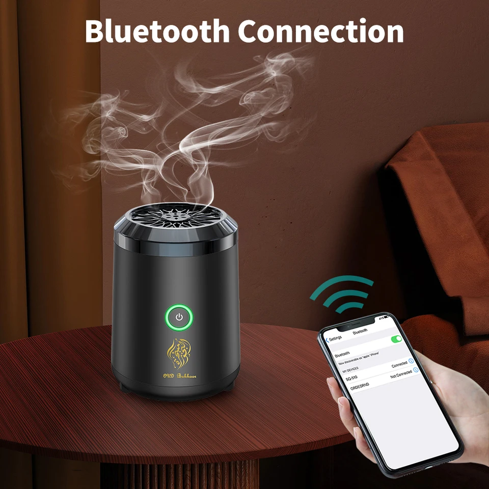 Draagbare Mini Wierook Brander Bakhoor Oplaadbare Usb Aroma Diffuser Elektrische Arabische Wierook houder Moslim Home Decoration | NL Draagbare Mini Wierook Brander Bakhoor Oplaadbare Usb Aroma Diffuser Elektrische Arabische Wierook houder Moslim Home Decoration | NL
