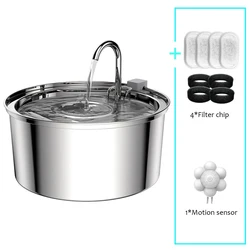 Stainless Steel Automatic Pet Water Fountain with USB Electric Mute Technology (Premium version)